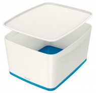 lon box s vkem Leitz MyBox, velikost L, bl/modr