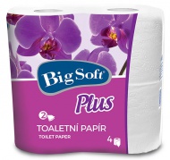 Toaletn papr Big Soft Plus, 2 vrstv, 4 ks - zvtit obrzek