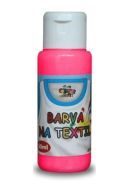 Barva na textil 60 ml - fluorescent r��ov� 