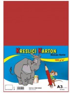 Kreslic karton A3/180g erven - zvtit obrzek