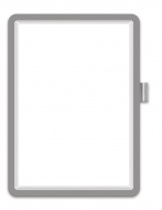 Samolepic magnetick rmeek Memo A4 stbrn/1 ks