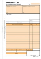Zakzkov list A5 propisujc Optys 1085-100 list