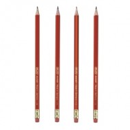 Tu�ka SCOLAIR 4ks HB s gum.