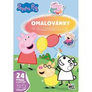 Omalovnky A4 se samolepkami Prastko Peppa