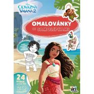 Omalovnky A4 se samolepkami Vaiana 2 - zvtit obrzek
