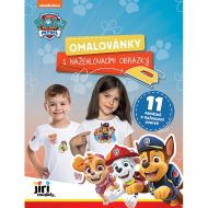 Omalovnky s naehlovacmi obrzky Tlapkov patrola - zvtit obrzek