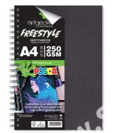 Skick Freestyle Posca, A4 na vku, 30 blch list/250 g