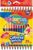 Pastelky trojhrann� Jumbo oboustrann�, 24 barev