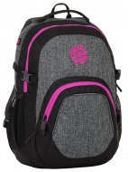 Studentsk batoh Matrix 8 a Black / Gray / Pink - zvtit obrzek