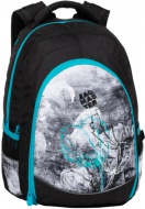 Studentsk batoh Digital 20 B TURQUOISE/GRAY/BLACK