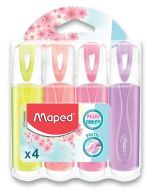 Zvrazova Maped Fluo Peps Pastel 4 ks, mix barev 
