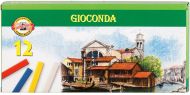 Souprava tvrdch olejovch kd Gioconda - 12 ks