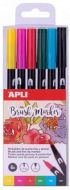 Popisova APLI Brush Duo oboustrann 6-sada 