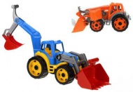 Bagr plastov s rypadlem 50cm pedn a zadn lce 
