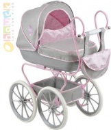 Korek Classic Pram hlubok retro set s takou pro panenku miminko