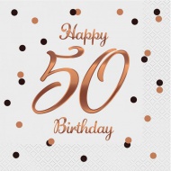 Ubrousky 3-vrstv  Happy Birthday .50