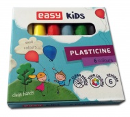 EasyCreative plastelina 6 barev/sada