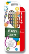 Pastelky Easycolours trojhrann levk / 6