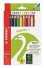 Pastelky 12ks trojhranne Green Trio
