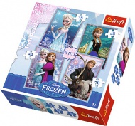 Puzzle Ledov krlovstv/Frozen 4v1  - zvtit obrzek