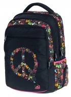 Studentsk batoh Fun Peace ern - zvtit obrzek