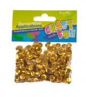 Flitry 8 mm metal zlat