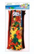 Set kuliky POMPON barevn 463781