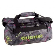 Chiemsee sportovn taka Matchbag stripe check black - zvtit obrzek