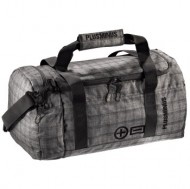 Chiemsee PLUSMINUS Curtain Check Charcoal Grey, sportovn taka  - zvtit obrzek