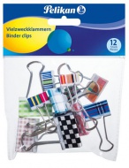 Klipy barevn, 12ks/3velikosti