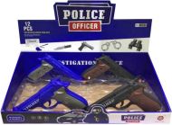 Pistole plastov� 20cm policejn� revolver na baterie se zvukem