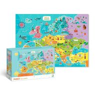 Puzzle mapa Evropy 100 d�lk� v krabi�ce - zv�t�it obr�zek
