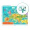  Puzzle mapa Evropy 100 d�lk� v krabi�ce 