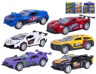 Auto z�vodn� - 13 cm - zp�tn� chod, mix druh�