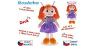  Panenka Roz�rka m�kk� t�lo 35 cm, �esky mluv�c� zrzka 