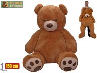 Plush Friends - Medv�d ply�ov� 150 cm - hn�d�