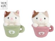 Take Me Home Ply�ov� ko�i�ka v k�vov�m hrnku - 18 cm 