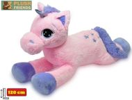 Plush Friends Jednoroec plyov 120cm, lec  - zvtit obrzek