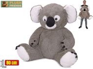 Plush Friends Koala ply�ov� 80 cm - sed�c� - zv�t�it obr�zek