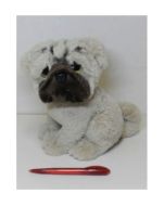 Pes mops sed�c�, ply� 25cm