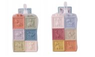 Stavebn� kostky dinosau�i 6 ks 5 cm eko plast