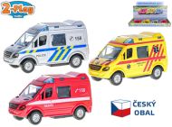 Auta Z�chrann� slo�ky Traffic, kovov� 8cm, CZ