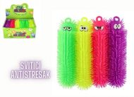 Housenka antistresov�, ma�kac� silikon - 30cm, se sv�tlem 