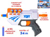 Pistole se z�sobn�kem p�nov�ch n�boj�
