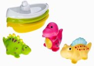 Lodi�ky plastov� s dinosaury, 3 druhy