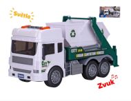 Auto popel��sk� kontejner 28cm, na baterie se sv�tlem a zvukem