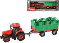 Traktor Zetor s vlekem na setrvank se svtlem a zvukem
