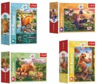 Minipuzzle 54 dlk Dinosaui, 4 druhy 
