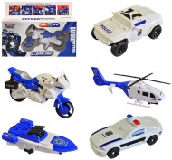 Transformer auto robot 2v1 s pemnou policie 5 druh - zvtit obrzek