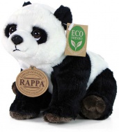 PLY Medvdek Panda sedc 18cm Eco-Friendly  - zvtit obrzek